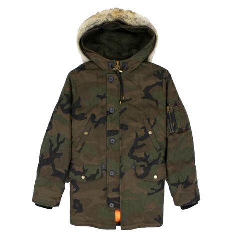 supreme Louis Vuitton parka camo